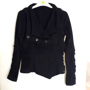 Lululemon black side ruching jacket